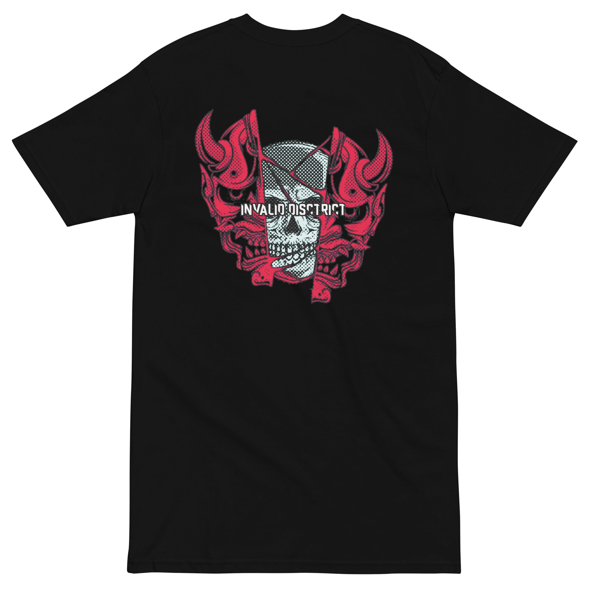 Oni Mask Skull Men’s premium heavyweight tee